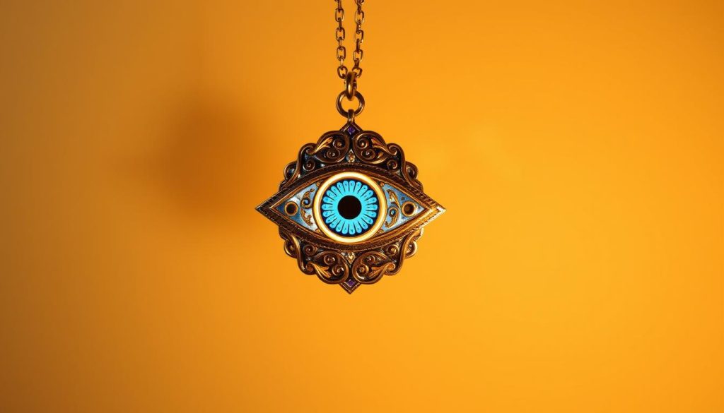 collar colgante ojo turco