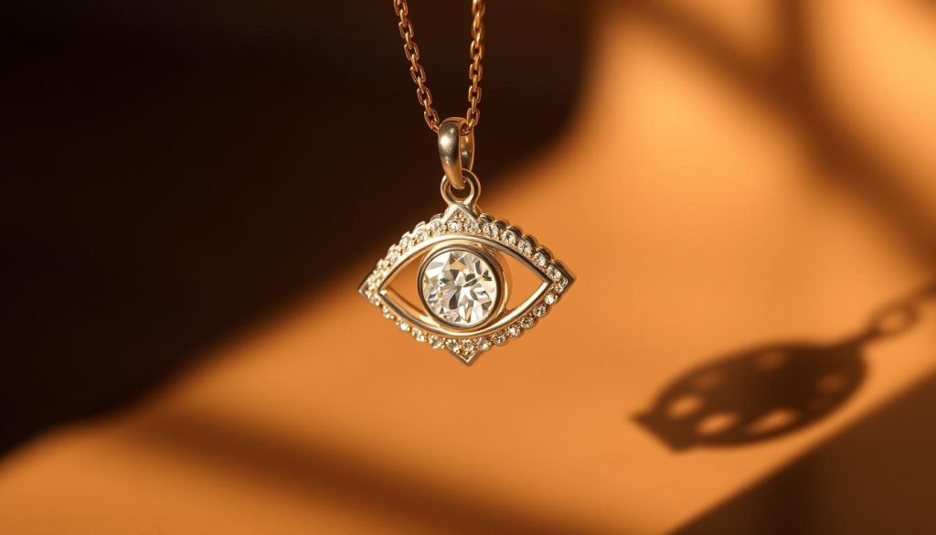 collar ojo turco circonita cúbica