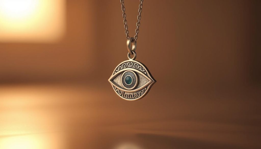 collar ojo turco con nombre