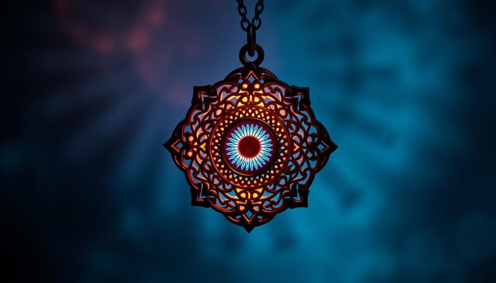 cómo usar un colgante de ojo turco