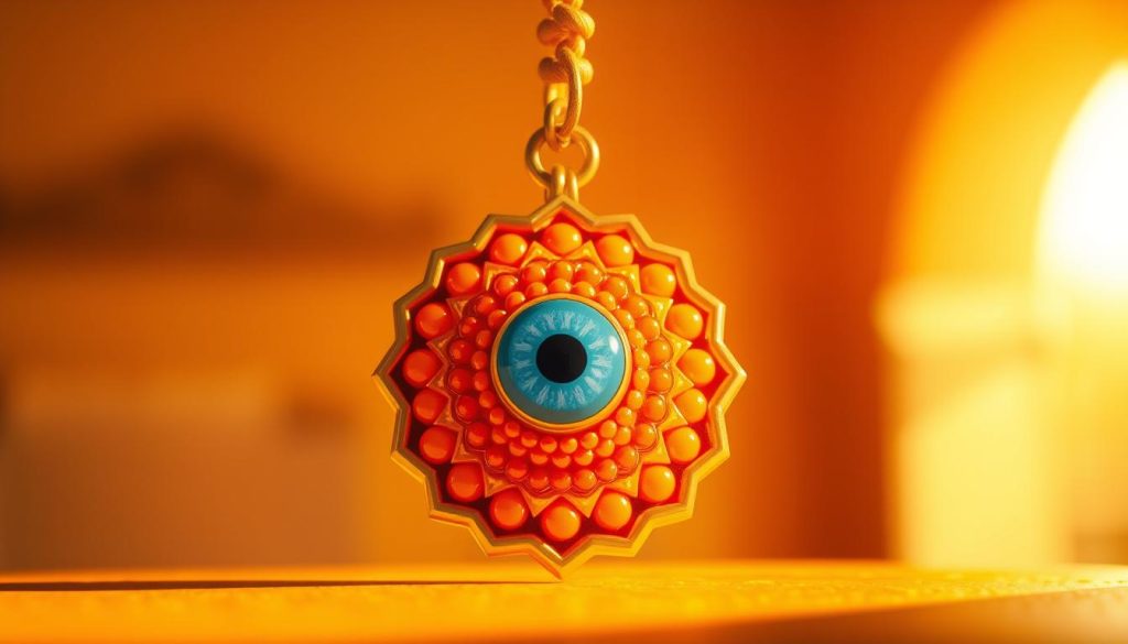 qué significa el ojo turco amarillo