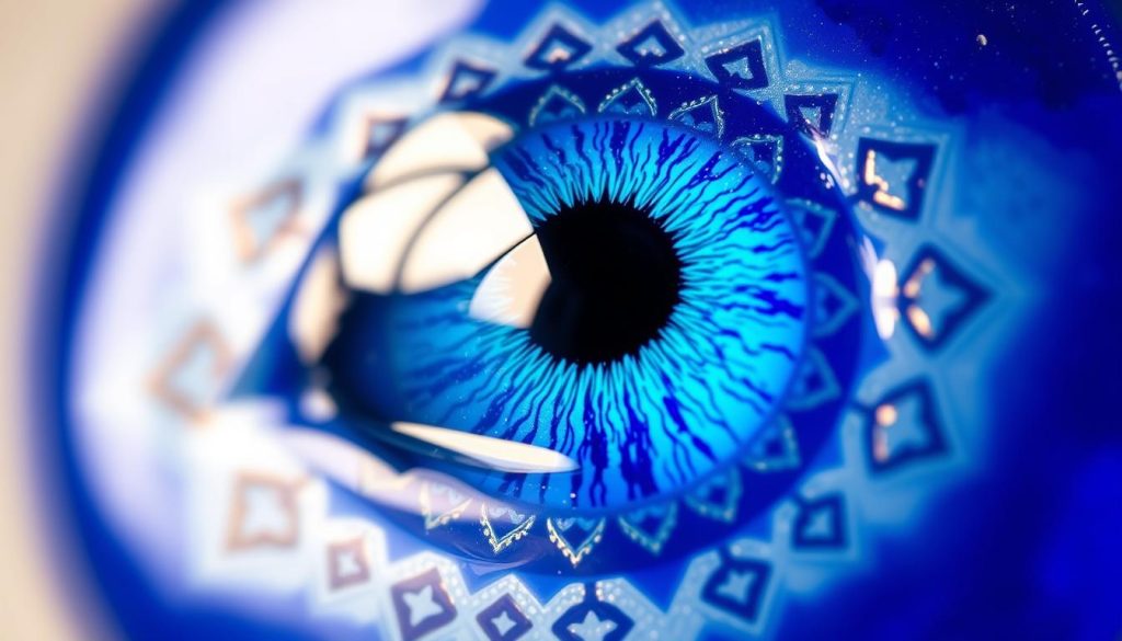 qué significa el ojo turco azul