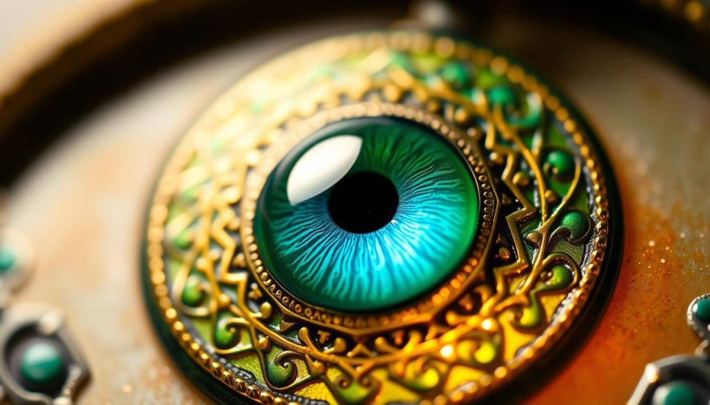 qué significa el ojo turco verde