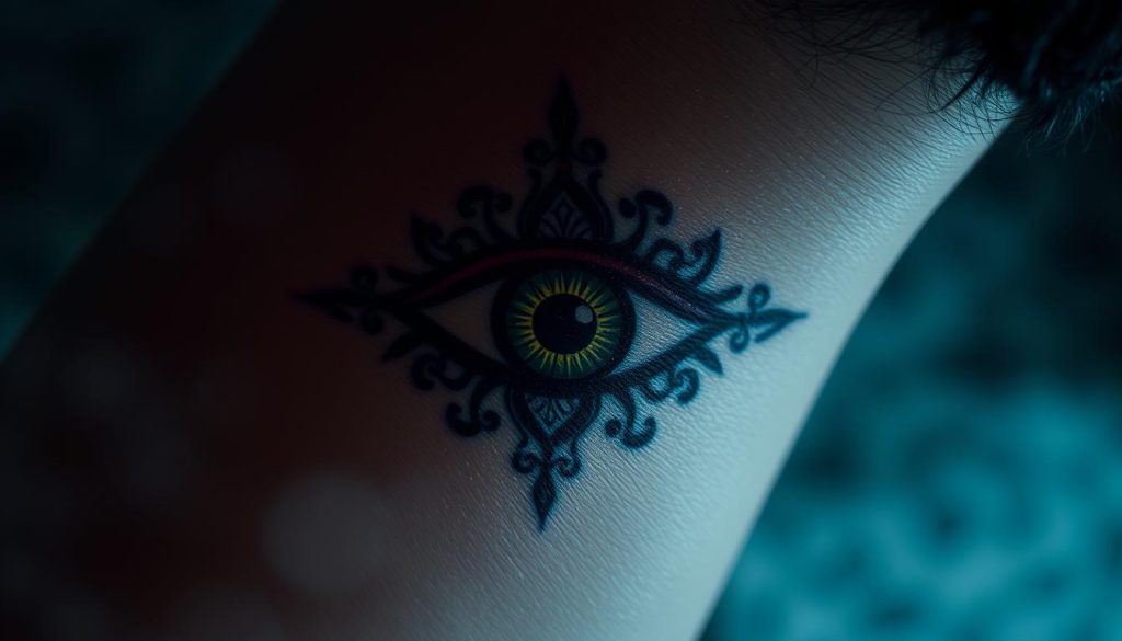 tatuaje ojo turco